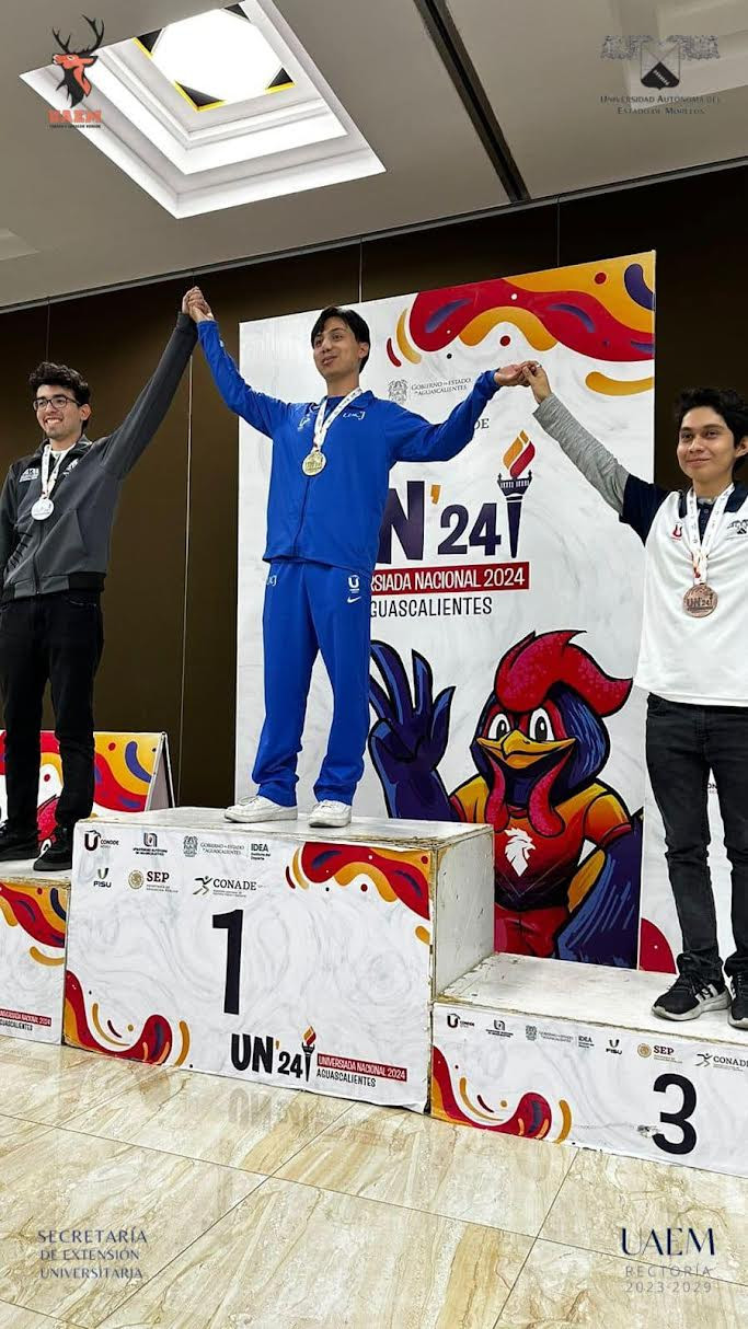 Obtiene UAEM medalla de bronce en ajedrez durante Universiada Nacional