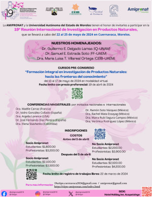 19ª Reunión Internacional de Investigación en Productos Naturales