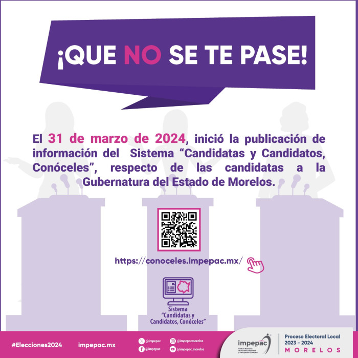 Proceso Electoral Local 2023 - 2024 MORELOS