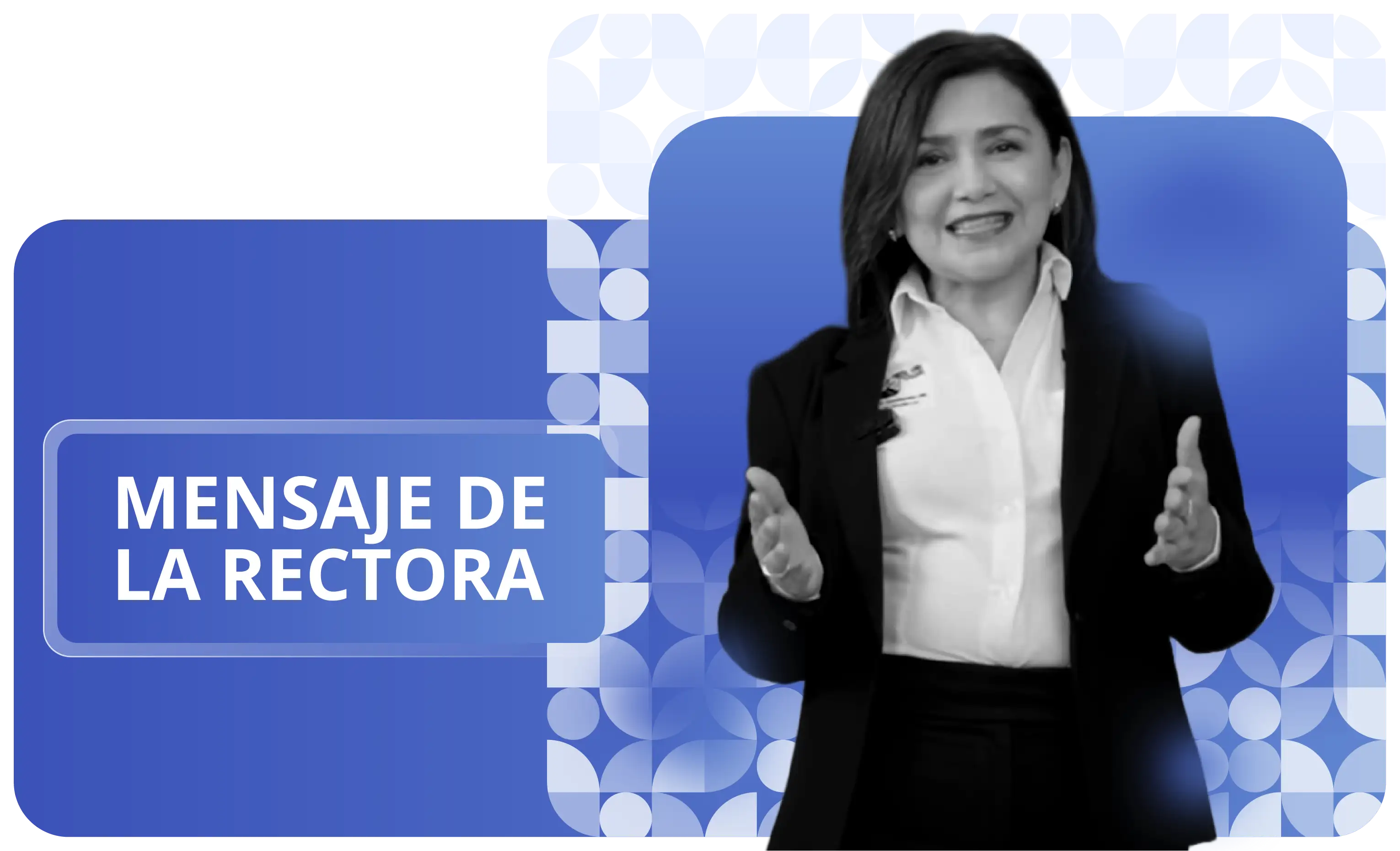 Mensaje de la rectora