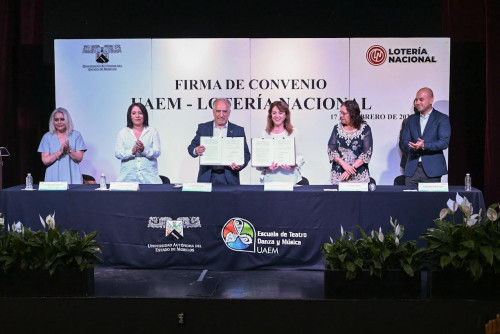 Amplían comodato de la Escuela de Teatro, Danza y Música de la UAEM hasta 2054
