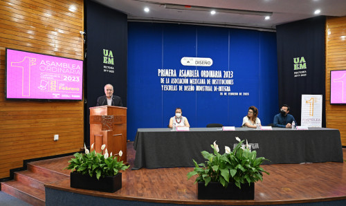 Inicia en la UAEM la 1ª Asamblea ordinaria de instituciones de Diseño Industrial