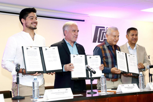 Firman FEUM y el INE convenio para elección de representantes estudiantiles