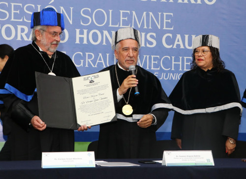Confiere la UAEM el Doctorado Honoris Causa a Enrique Graue Wiechers