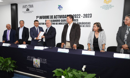 Rinde director del CIB su primer informe de actividades