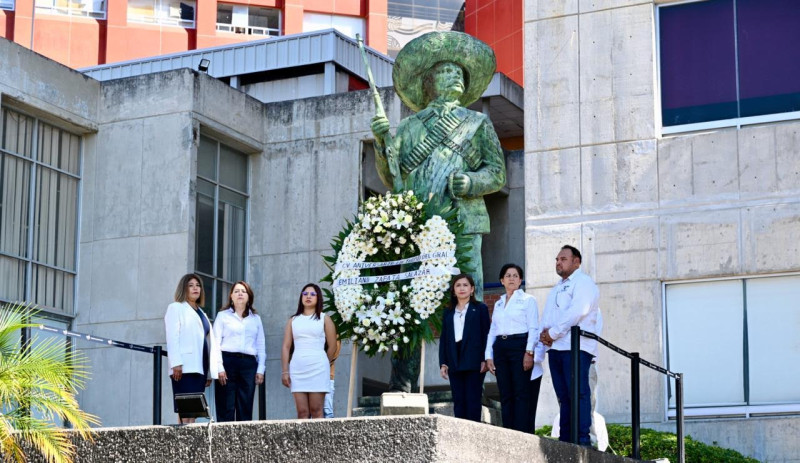 Rinde UAEM homenaje al General Emiliano Zapata Salazar
