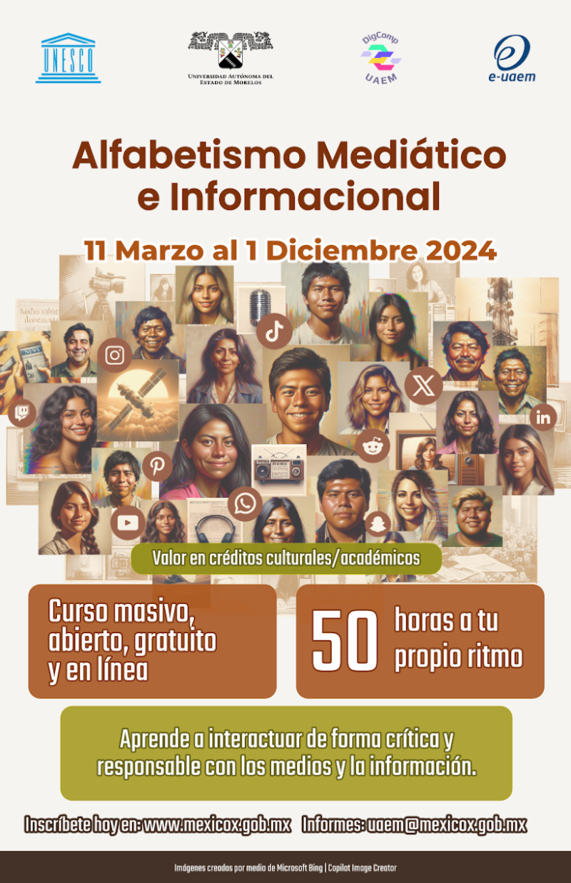 Ofrece UAEM cursos gratis para interactuar de forma crítica y responsable con los medios
