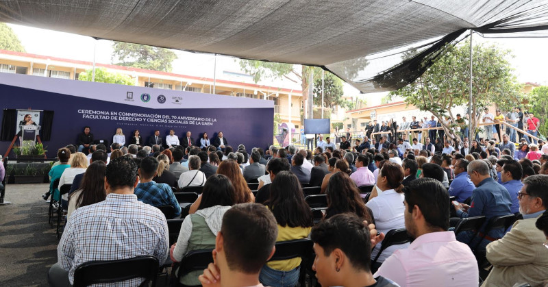 Celebra Facultad de Derecho y Ciencias Sociales de la UAEM 70 aniversario