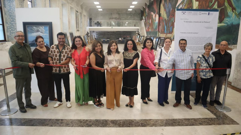 Presenta UAEM expo Nueve miradas a través de la pintura