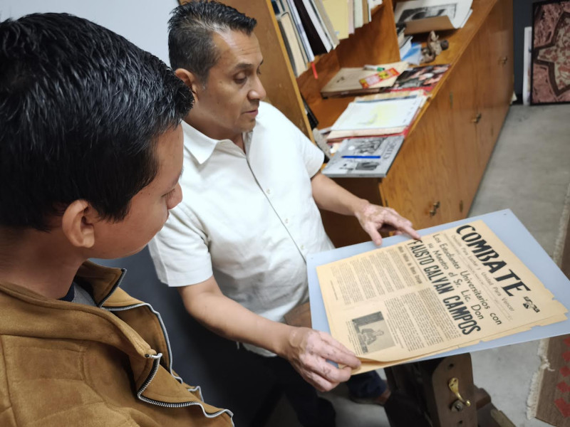 Estudiante promueve preservación del patrimonio universitario con Lotería UAEM