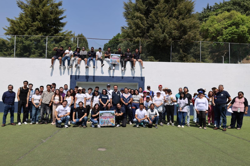 Comunidad de la UAEM participa en la Jornada Nacional de Tequios