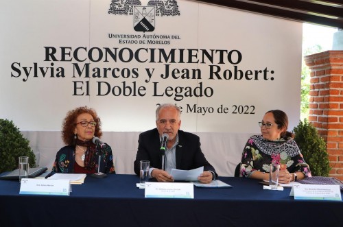 Reconoce UAEM legado de Sylvia Marcos y Jean Robert