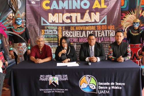 Invita Escuela de Teatro, Danza y Música a recorrer el Camino al Mictlán