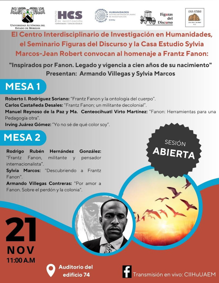 "Inspirados por Fanon. Legado y vigencia a cien años de su nacimiento"