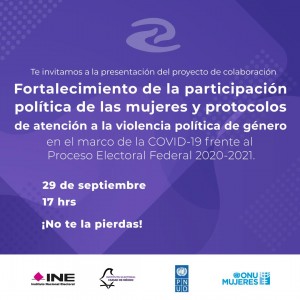 Presentación: Fortalecimiento de la participación política de las mujeres y protocolos de atención a la violencia política de género