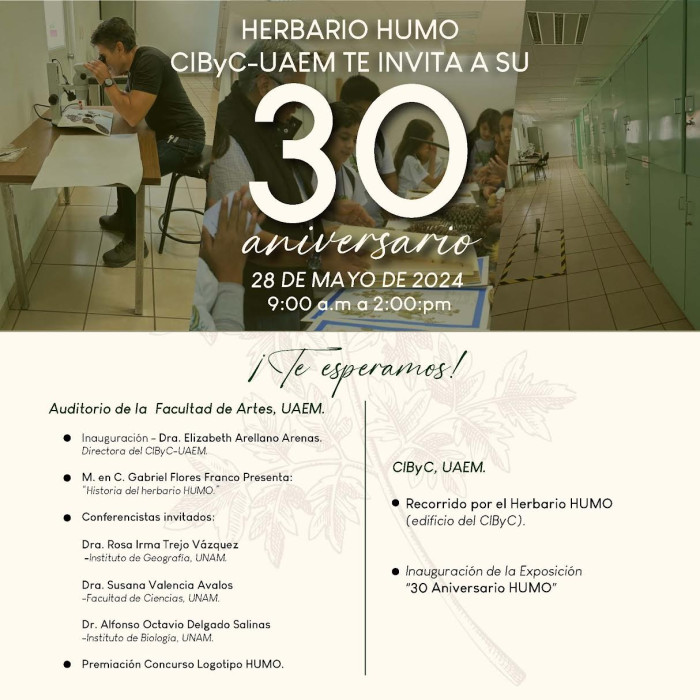 30 Aniversario del Herbario HUMO.