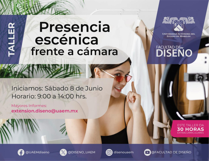 Taller "Presencia escénica frente a cámara"