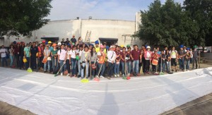 EESJojutla realizó labores de limpieza en calles afectadas por el sismo