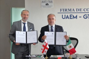 Estrecha UAEM lazos con Universidad Técnica de Georgia para internacionalizar estudios