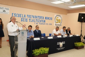 Conmemoran el 50 aniversario de la Preparatoria Número 6 de Tlaltizapán
