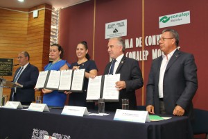 Firman convenio UAEM y Colegio Nacional de Educación Profesional Técnica