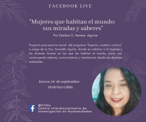 Invitan a taller virtual de reflexión sobre el papel de las mujeres en el mundo