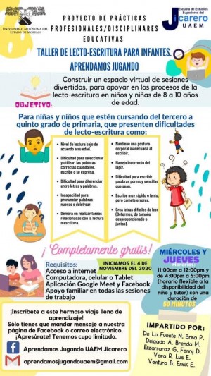 Promueve EES del Jicarero talleres de fomento a la lectura y escritura