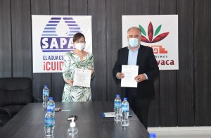 Refrendan colaboración UAEM y Sapac