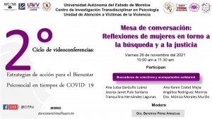 2º Ciclo de conferencias: Estrategias de acción para el Bienestar