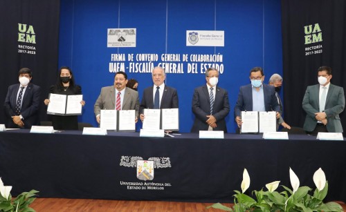 Acuerdan UAEM y Fiscalía General del estado de Morelos fortalecer vinculación