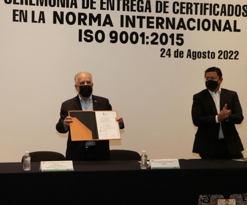 Recibe UAEM certificados de calidad en 37 procesos administrativos