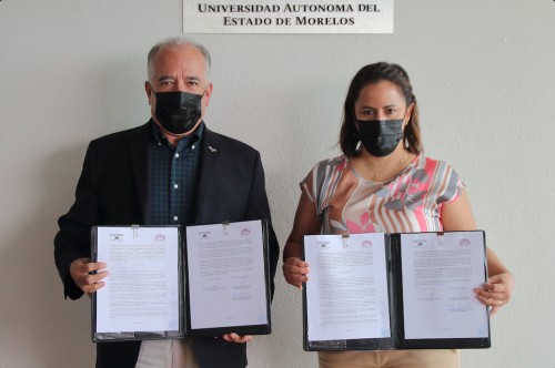 Firman convenio UAEM y municipio de Puente de Ixtla