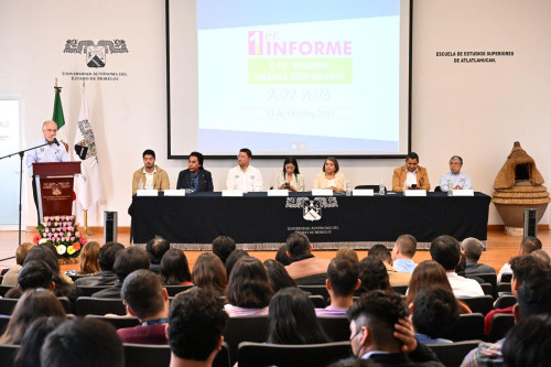 Presentó primer informe de actividades directora de la EES de Atlatlahucan