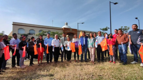 Inicia construcción de la barda y fachada principal de la EES Atlatlahucan