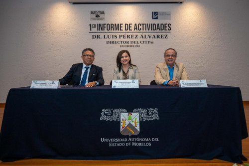 Presenta director del CITPsi, su primer informe de actividades