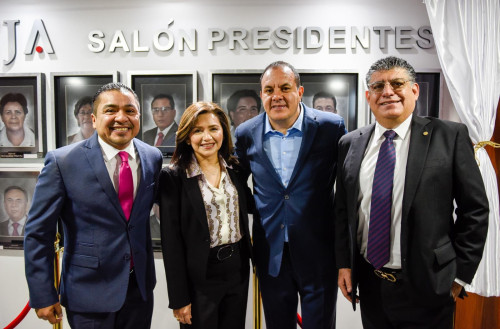 Asiste Rectora a Inauguración del Muro de Presidentes del Tribunal de Justicia Administrativa