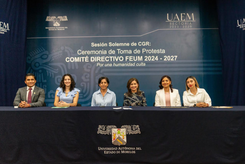 Rinde protesta nuevo comité directivo de la FEUM