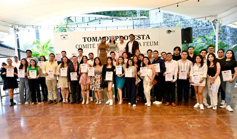 Toma protesta el Comité Ejecutivo de la FEUM para el periodo 2024-2027