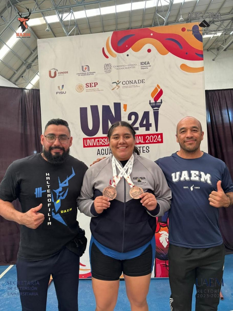 Obtiene UAEM dos medallas de bronce más en la Universiada Nacional