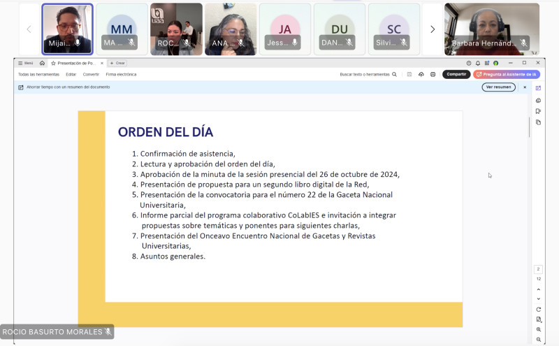 Participa UAEM en asamblea de la Red Nacional de Gacetas y Revistas Universitarias