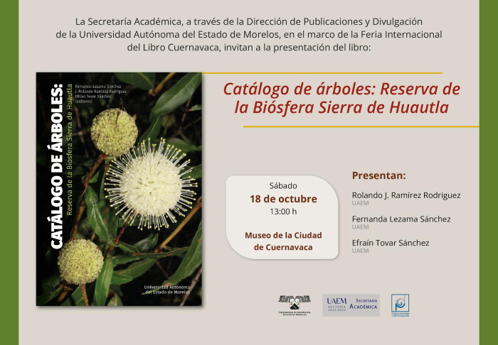 Catálogo de árboles: Reserva de la Biósfera Sierra de Huautla