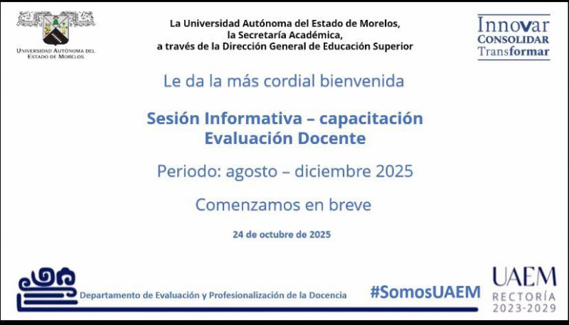 Prepara UAEM proceso de evaluación docente