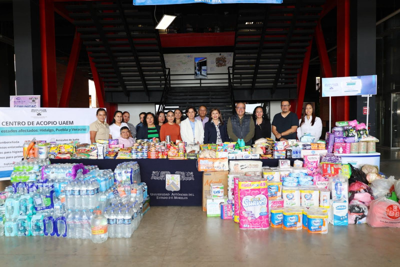 Se suma UAEM a la ayuda para damnificados por lluvias