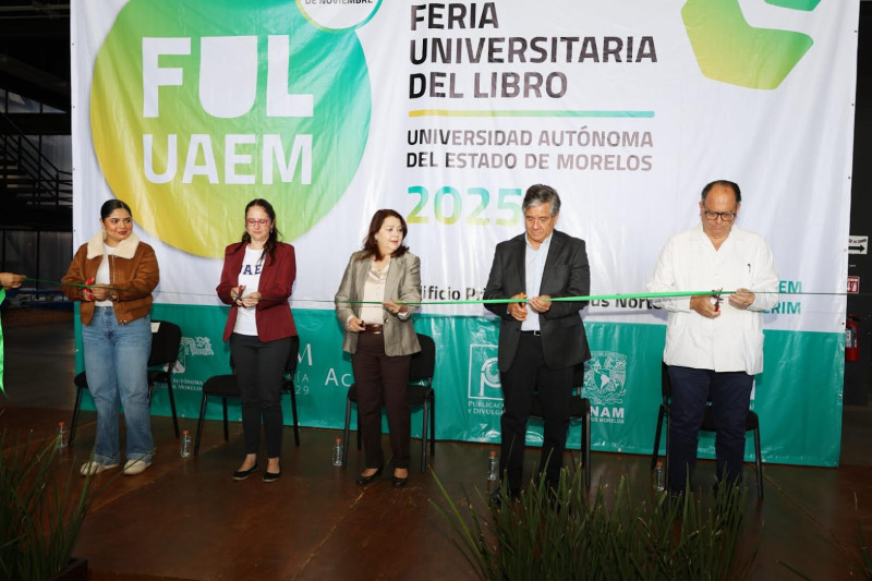 Inicia en la UAEM la Feria Universitaria del Libro 2025
