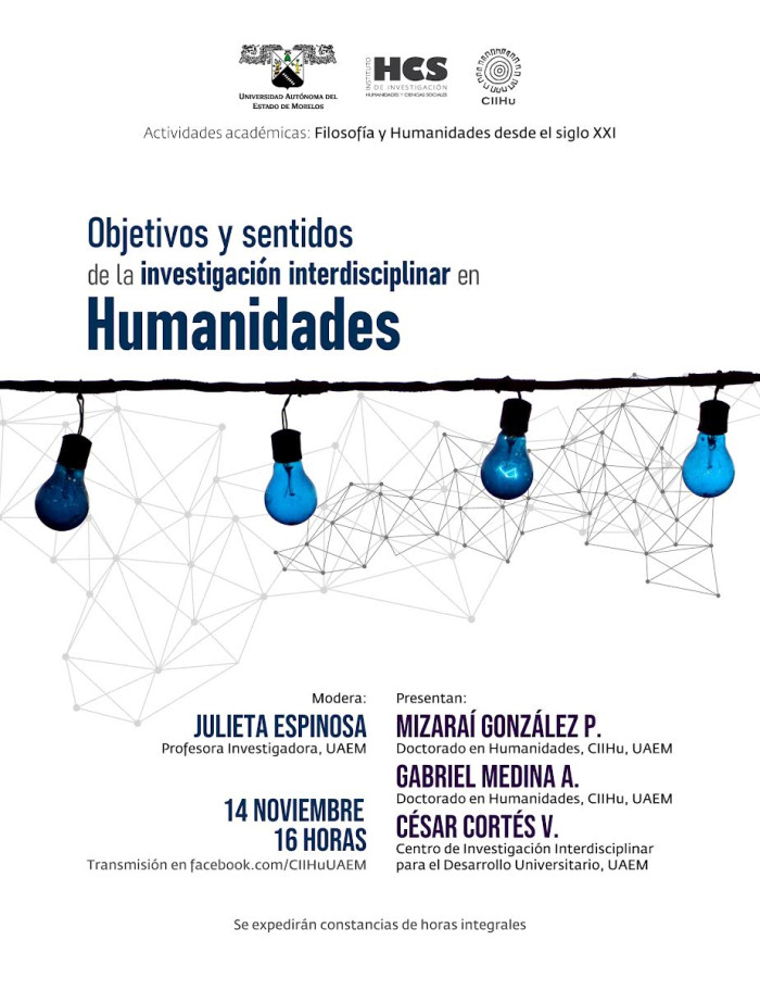 Objetivos y sentidos de la investigación interdisciplinar en Humanidades