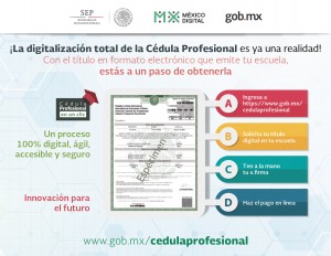 Obtención de Cédula Profesional 100% en línea a partir de octubre