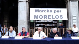 Anuncian Marcha por Morelos hacia la Segob