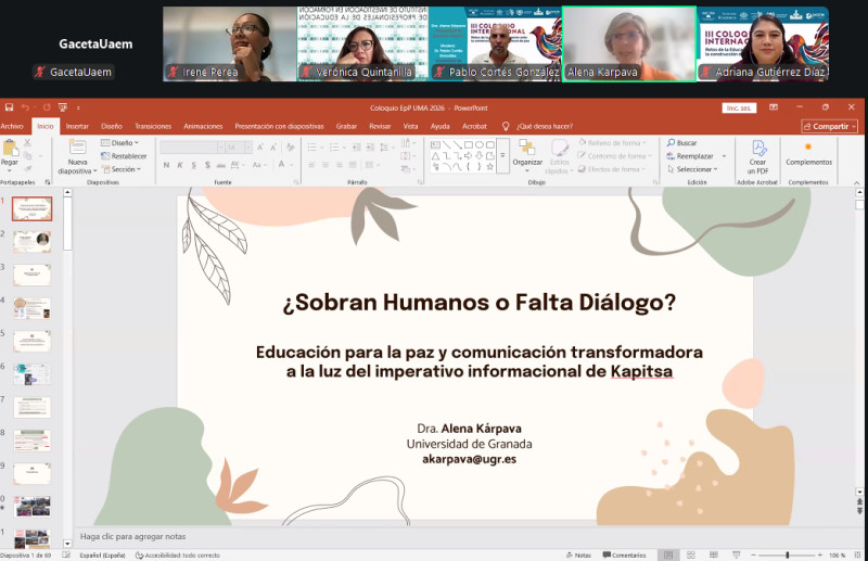 Reflexionan sobre los retos de la educación ante la construcción de una cultura de paz