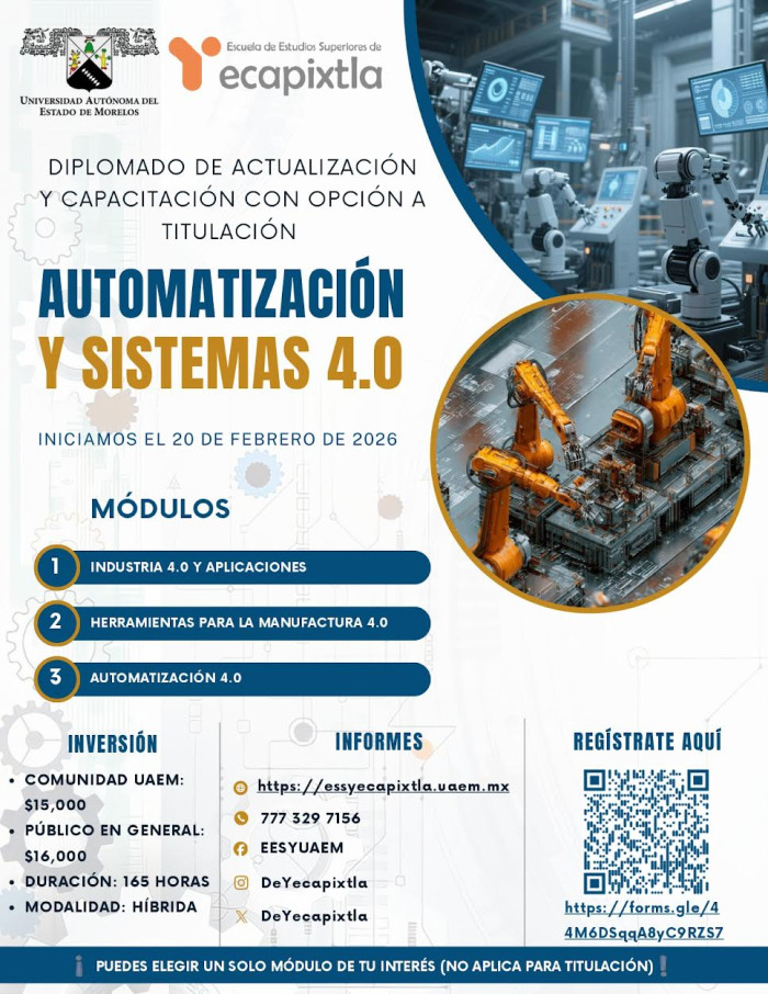 Diplomado Automatización y Sistemas 4.0