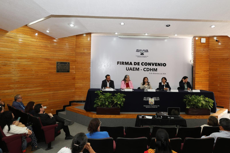 UAEM y CDHM fortalecen acciones para la defensa de los derechos humanos